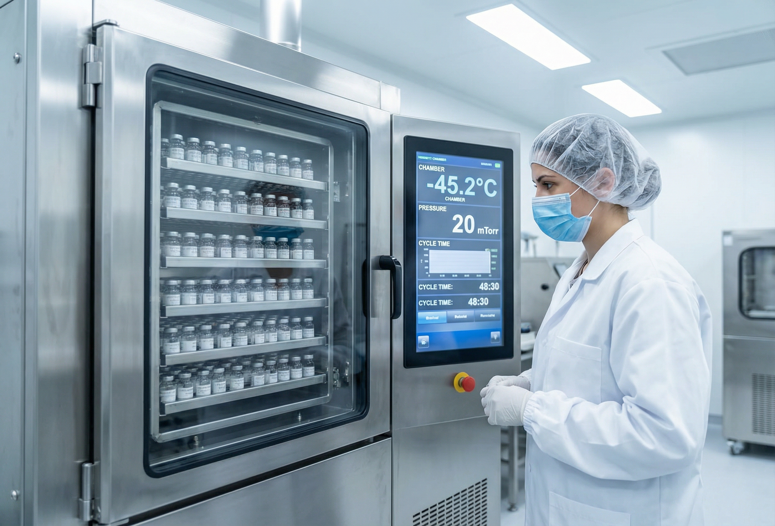 Precision lyophilization process