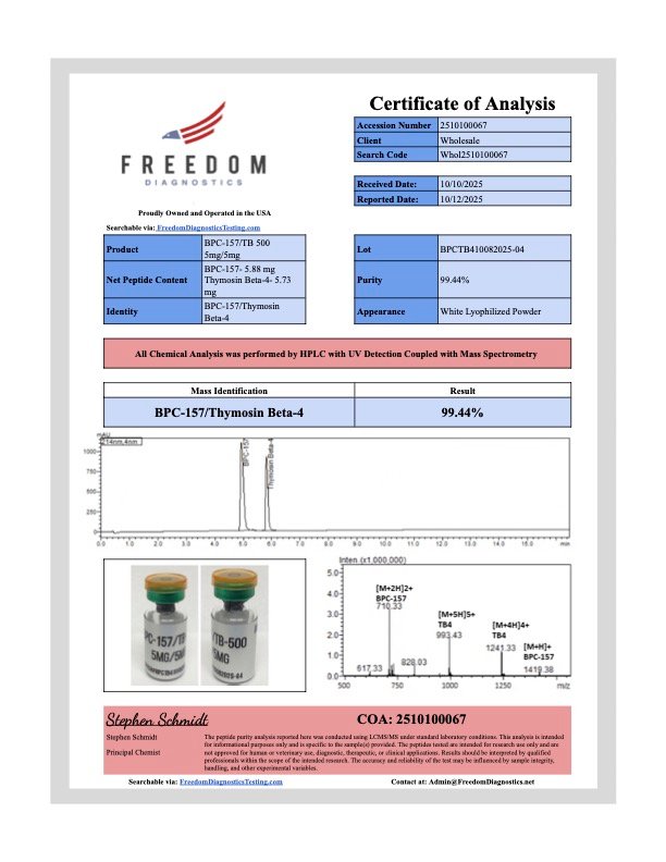 BPC-157 10mg + TB-500 10mg - Image 2